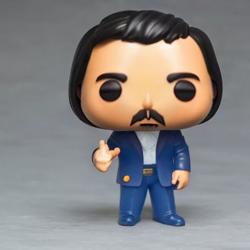 Image similar to A funko pop of Pedro Sánchez