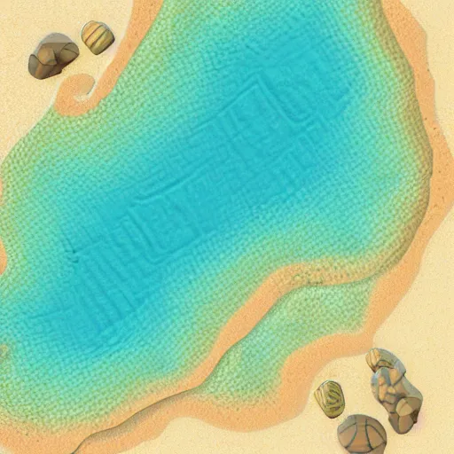 Image similar to game texture map tileable beach