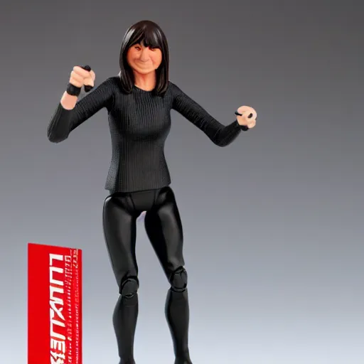 Prompt: Davina McCall action figure, figurine, realistic, detailed product photo