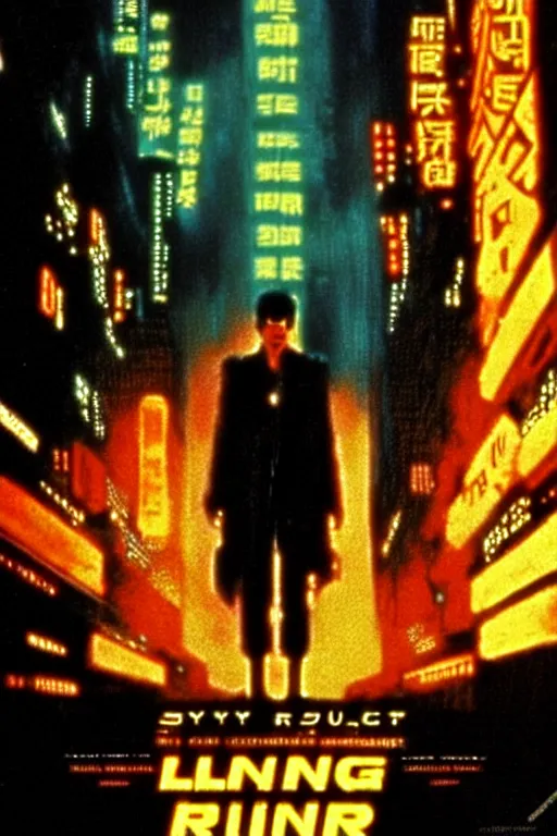 Image similar to long shot from the film blade runner, style of yoshii chie, cinematic, highly detailed