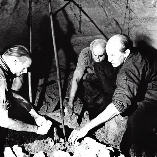 Image similar to ingmar bergman throw some slaves digging hols in there ala russians at chernobyl 1 0 2 4 x 1 0 2 4