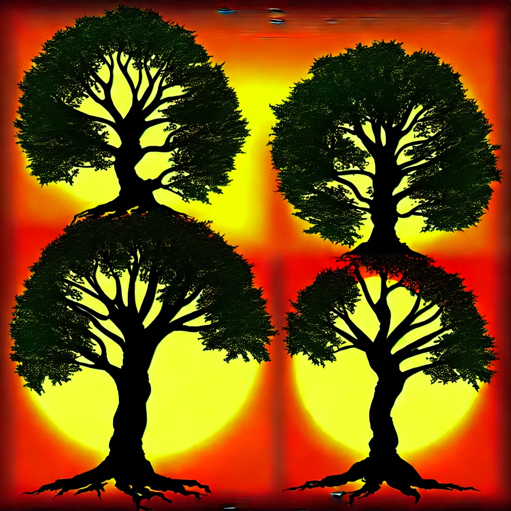 Image similar to tree of life, digital art