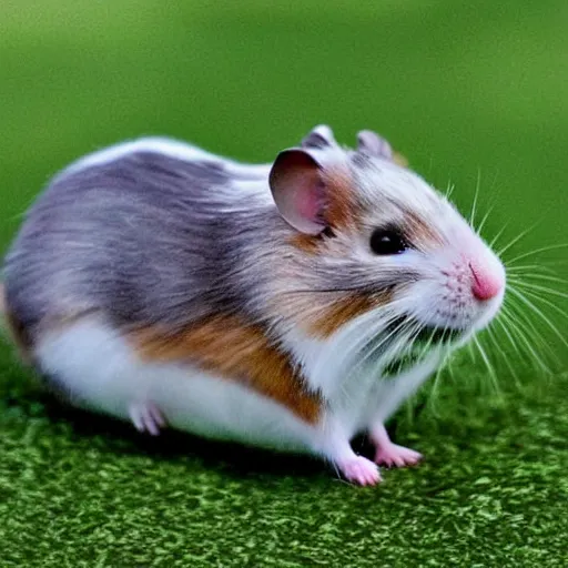 Prompt: helicopter hamster hybrid