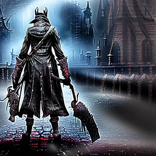 Prompt: bloodborne gets a pc release