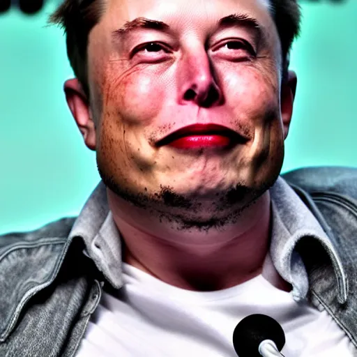 Prompt: elon musk snorting cocaine