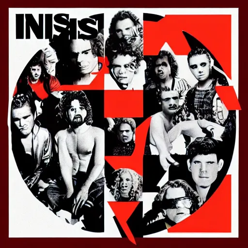 Image similar to INXS album art