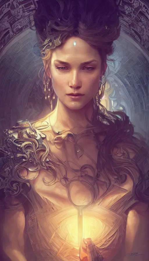 Image similar to addiction, fame of thrones, lord of daggers, neon, fibonacci, sweat drops, insane, intricate, highly detailed, digital painting, artstation, concept art, smooth, sharp focus, illustration, Unreal Engine 5, 8K, art by artgerm and greg rutkowski and alphonse mucha