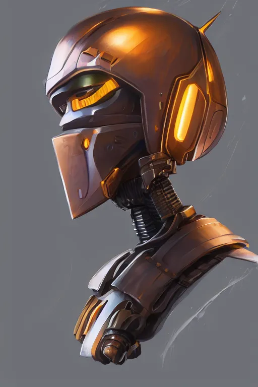 Image similar to epic mask helmet robot ninja portrait stylized as fornite style game design fanart by concept artist gervasio canda, behance hd by jesper ejsing, by rhads, makoto shinkai and lois van baarle, ilya kuvshinov, rossdraws global illumination radiating a glowing aura global illumination ray tracing hdr render in unreal engine 5