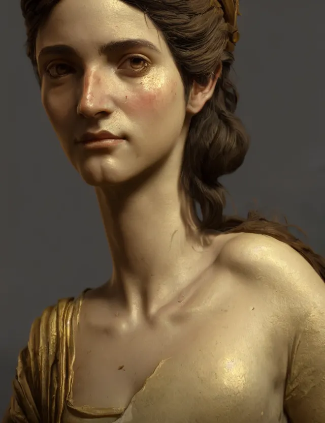 Prompt: portrait of a greek antique girl, 8 k uhd, unreal engine, octane rendering in the artistic style of finian mcmanus, john park and greg rutkowski