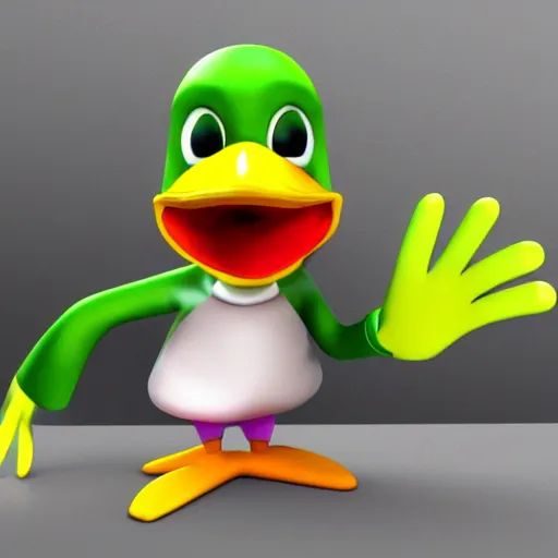 Image similar to 3 d realistic duckula