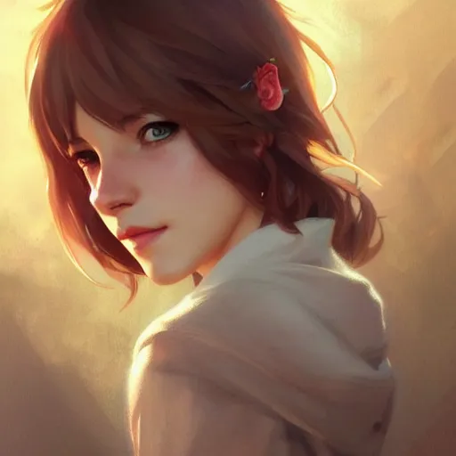 Prompt: beautiful max caulfield, intricate, elegant, highly detailed, digital painting, artstation, concept art, smooth, sharp focus, illustration, art by artgerm and greg rutkowski and alphonse mucha and loish and wlop