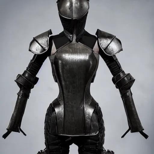 Prompt: armor made for women