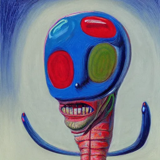 Image similar to alien by wayne thiebaud