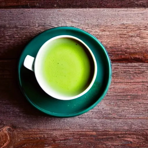 Image similar to photo of a cup of matcha tea