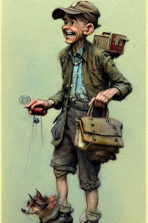 Image similar to (((((1950s tom swift page illustration. muted colors.))))) by Jean-Baptiste Monge !!!!!!!!!!!!!!!!!!!!!!!!!!!