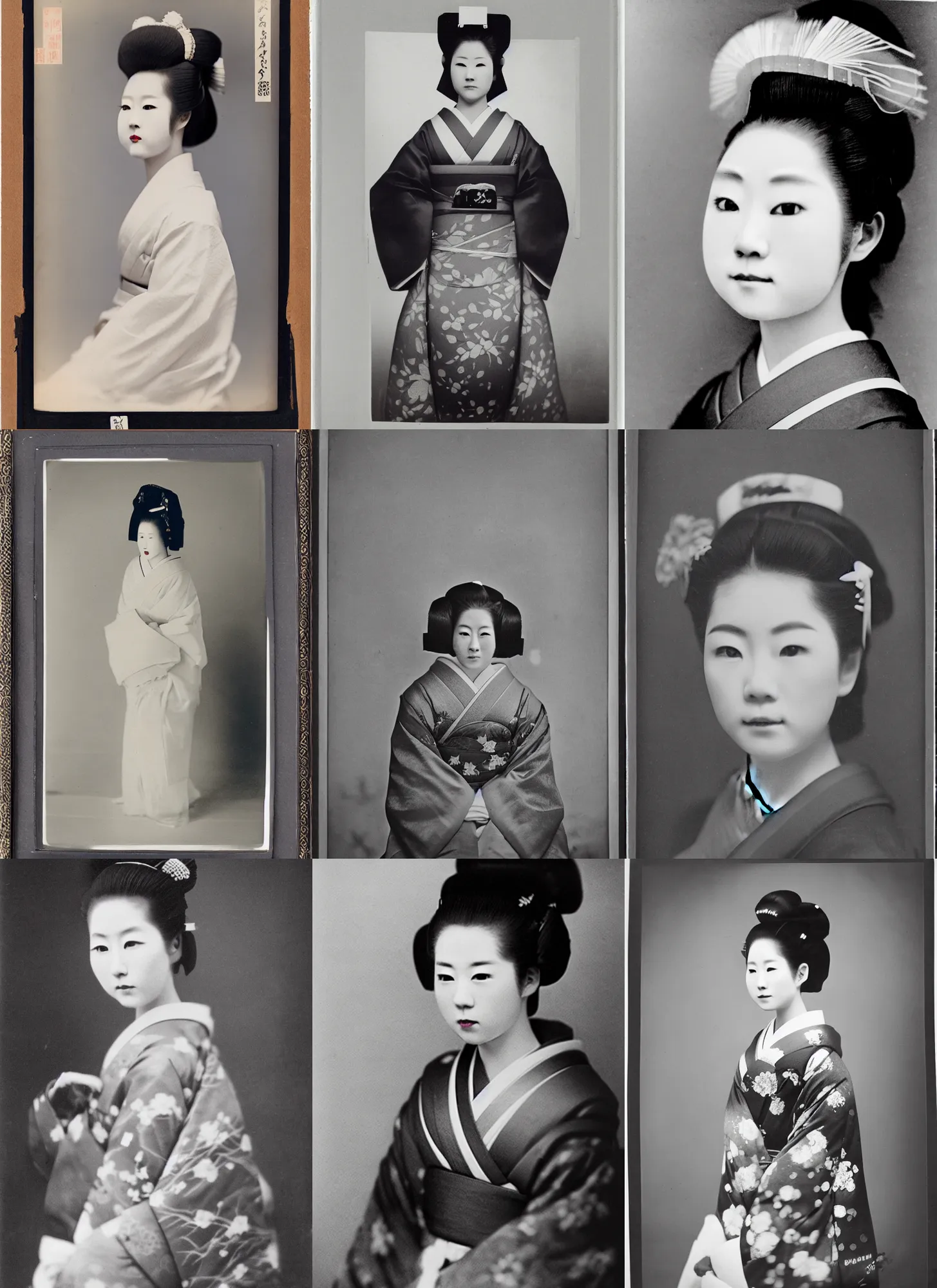 Image similar to Portrait Photograph of a Japanese Geisha Kodak X-Ray Film