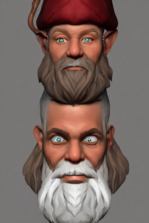 Image similar to a portrait of my next DND gnome character , concept art, DND, trending on artstation 3D.