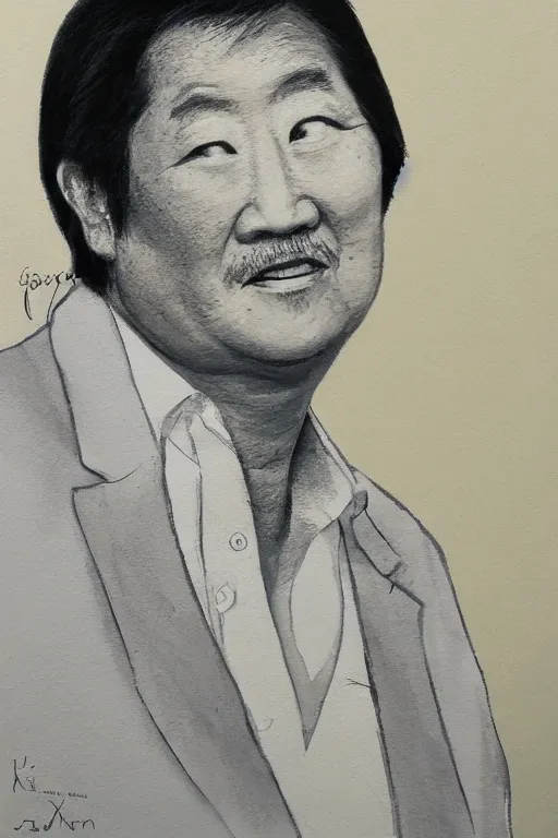 Image similar to portrait in the style of jackie cai