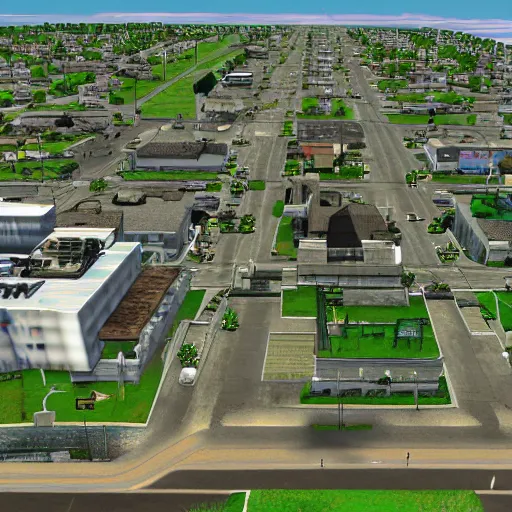 Image similar to pembroke pines florida in gta san andreas game high detail