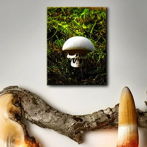 skull landscape glowing mushrooms | Stable Diffusion | OpenArt