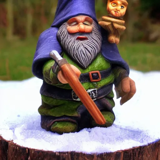 Prompt: gnome named dwarf gnomych