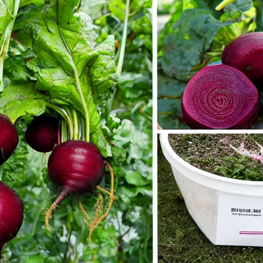 Image similar to Elon Musk in the form of beets, in the garden, super realistic photo