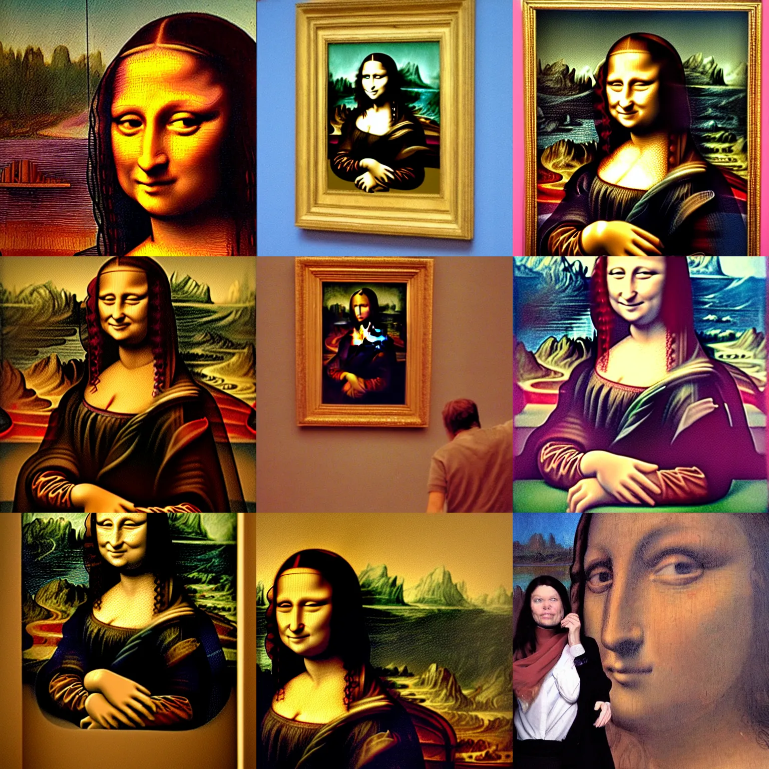 Prompt: the mona lisa, bill plympton