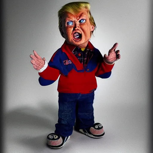 Image similar to “Trump as Chucky”