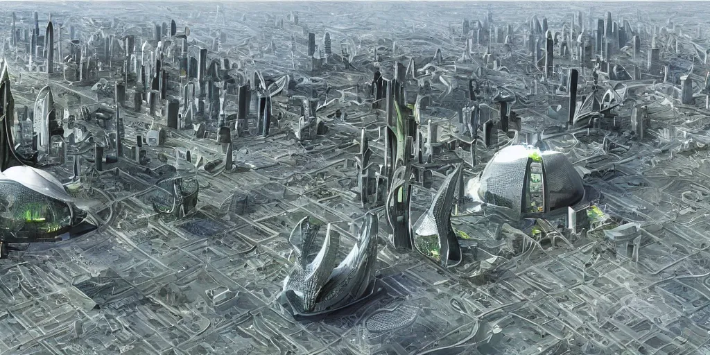 Prompt: Islamic futuristic city