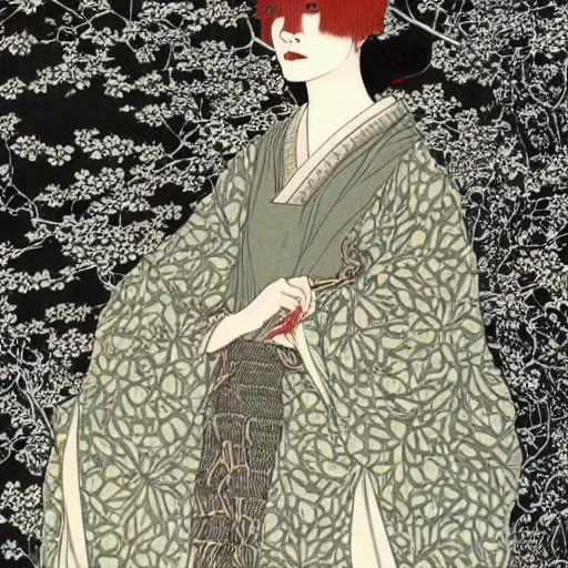 Image similar to intricate detailed portrait of emma stone by takato yamamoto