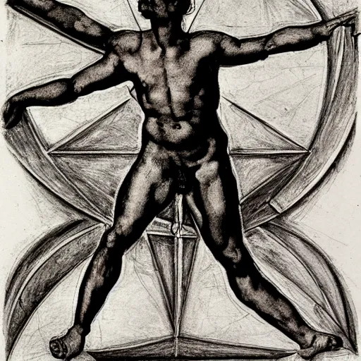 Image similar to bipedal satanic distorted heaven polygon boa tin roundel marimba , by Michelangelo and Paul Cezanne and Judson Huss , pencil sketch , fine art , surrealist