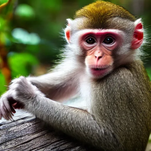 Image similar to child macaque in ukraine