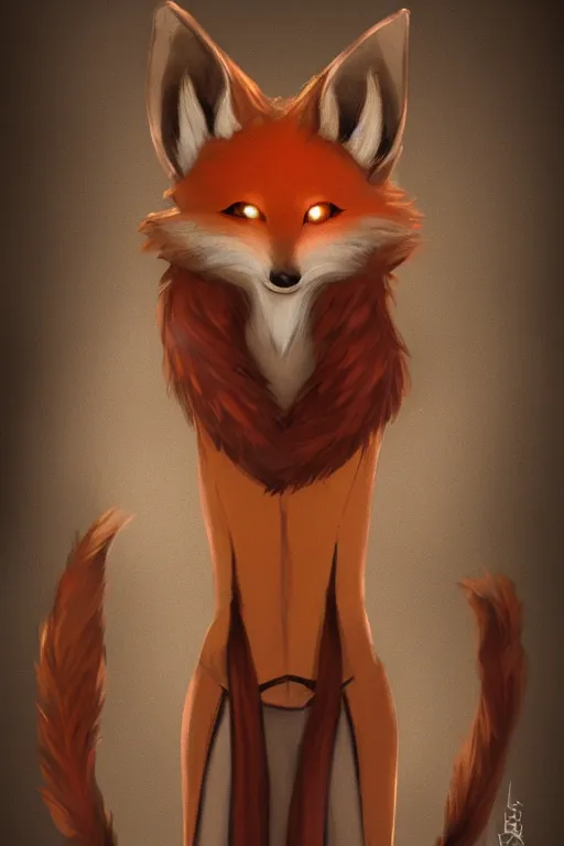 Prompt: anthropomorphic medieval fox with a fluffy tail, trending on artstation, trending on furaffinity, digital art, by kawacy, anime, furry art, warm light, backlighting, cartoon, concept art