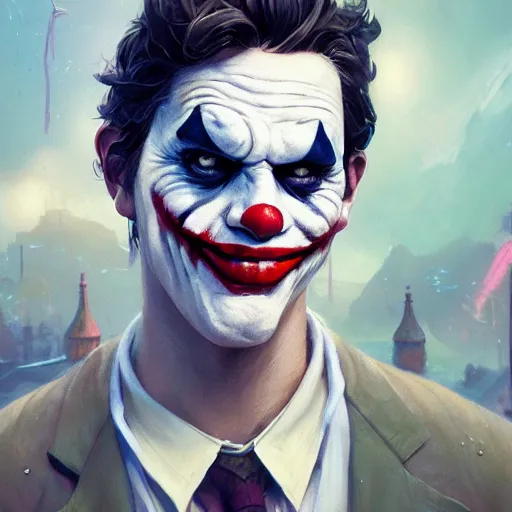 Prompt: highly detailed portrait venong joker gta v, stephen bliss, unreal engine, fantasy art by greg rutkowski, loish, rhads, ferdinand knab, makoto shinkai and lois van baarle, ilya kuvshinov, rossdraws, tom bagshaw, global illumination, radiant light, detailed and intricate environment