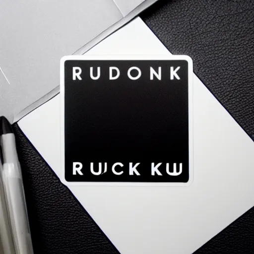 Prompt: black on white graphic design sticker in style of david rudnick, eric hu, guccimaze, acid, y 2 k, 4 k sharpening,