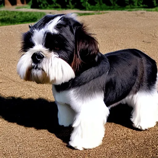 Prompt: Zoid Robot Shih Tzu