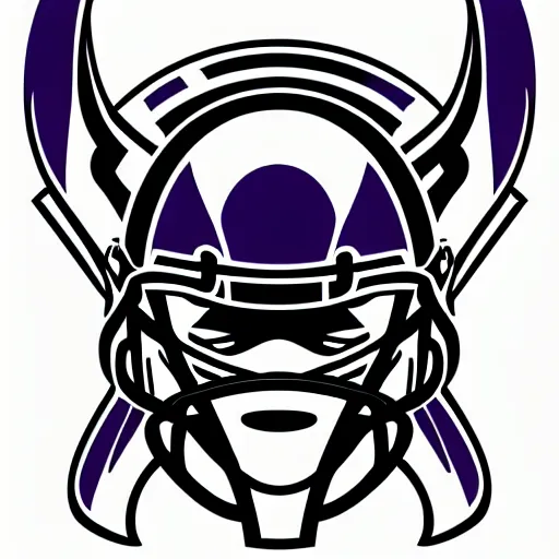 Prompt: nfl logo detailed vector vikings