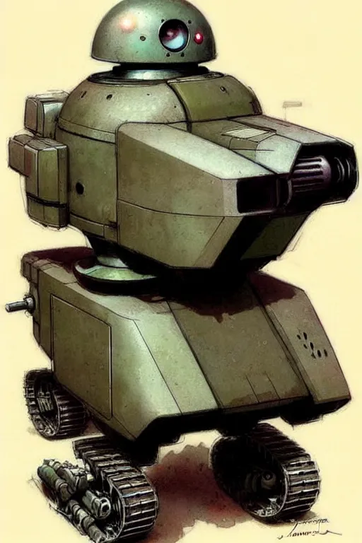 Image similar to ( ( ( ( ( 1 9 5 0 s retro future android robot armytank. muted colors., ) ) ) ) ) by jean - baptiste monge,!!!!!!!!!!!!!!!!!!!!!!!!!