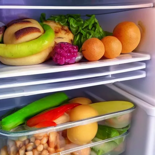 Image similar to delicious food, ready to eat, in my fridge