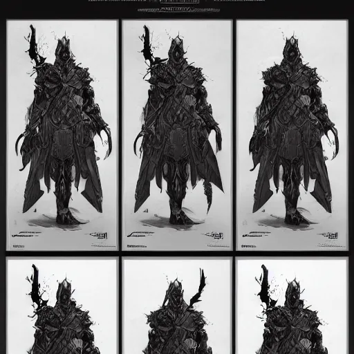 Image similar to arch lich design, character sheet, Moebius, Greg Rutkowski, Zabrocki, Karlkka, Jayison Devadas, Phuoc Quan, trending on Artstation, 8K, ultra wide angle, zenith view, pincushion lens effect, highly detailed, intricate.