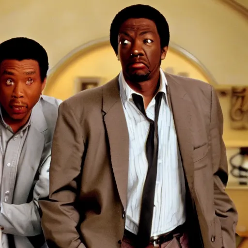 Image similar to Rush hour 2, starring Dax Shepard and Morgan Freeman