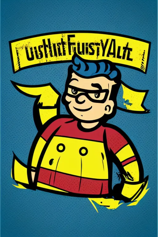 Image similar to fallout 7 6 retro futurist illustration art by butcher billy, sticker, colorful, illustration, highly detailed, simple, smooth and clean vector curves, no jagged lines, vector art, smooth andy warhol style