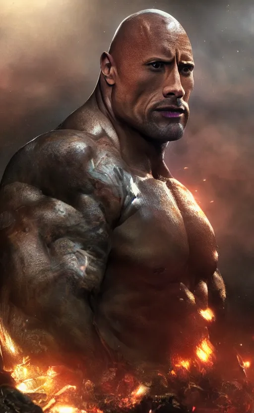 Image similar to dwayne johnson as the president, dynamic lighting, photorealistic fantasy concept art, trending on art station, stunning visuals, creative, cinematic, ultra detailed