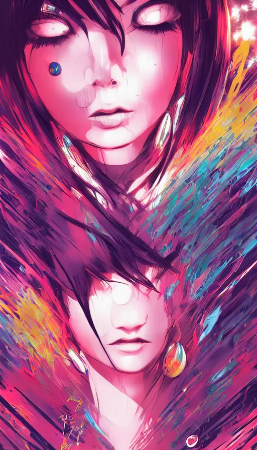 Prompt: psytrance artwork, by ilya kuvshinov