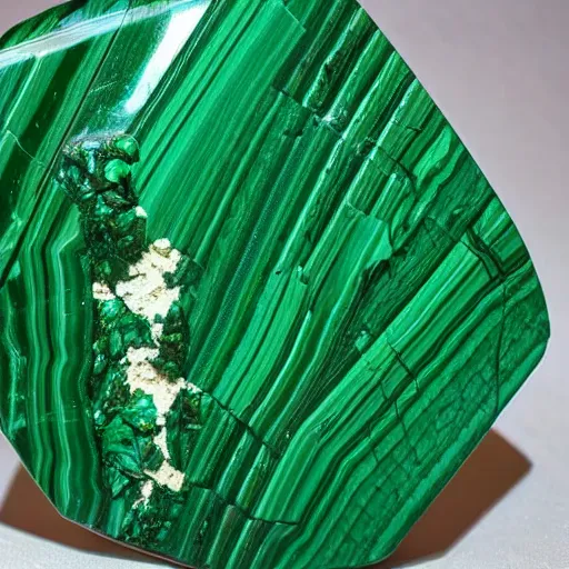 Prompt: malachite mineralporn