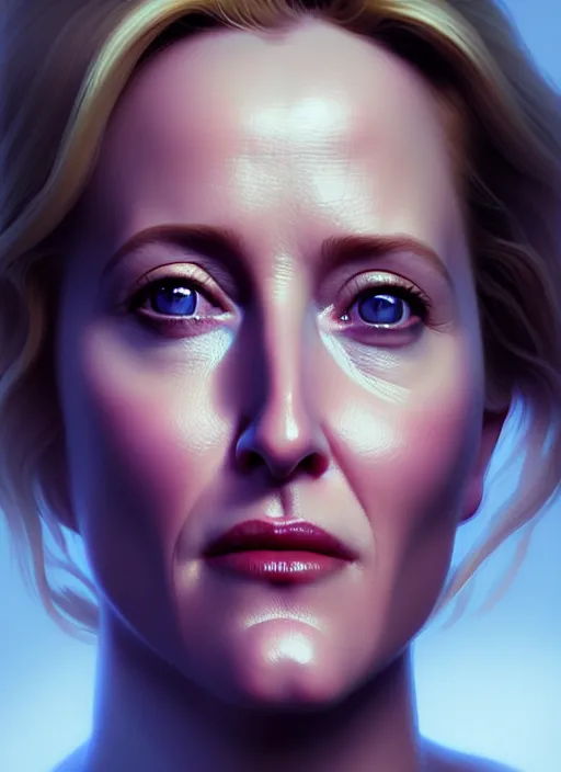 Prompt: portrait, Gillian Anderson , dramatic lighting, cinematic, establishing shot, extremely high detail, foto realistic, cinematic lighting, post processed, concept art, artstation, style by eddie mendoza, raphael lacoste, alex ross