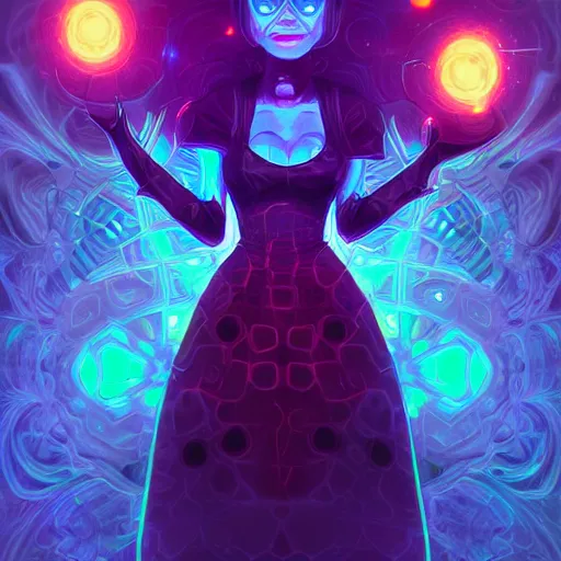 Image similar to skill magic geek inside matrix deepdream radiating a glowing aura stuff loot legends stylized digital illustration video game icon artstation lois van baarle, ilya kuvshinov, rossdraws,