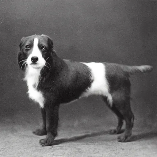 Prompt: calotype voluntary timeline dog