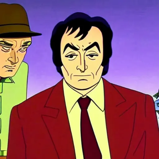 Prompt: Still from Columbo The Animated Series (1977)