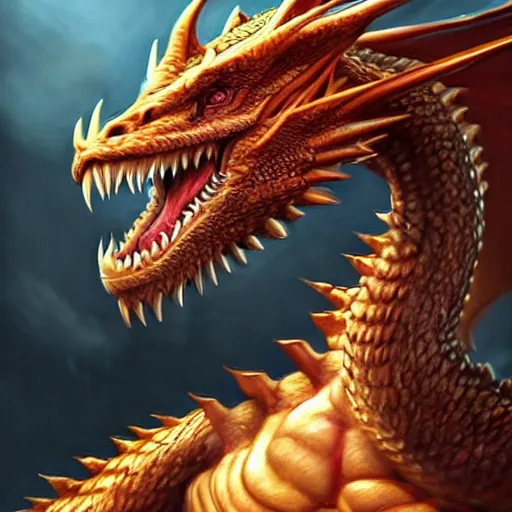 Image similar to Realistic Lifelike Portrait of A Dragon, super highly detailed, professional digital painting, artstation, concept art, smooth, sharp focus, no blur, no dof, extreme illustration, Unreal Engine 5, Photorealism, HD quality, 8k resolution, cinema 4d, 3D, beautiful, cinematic, art by artgerm and greg rutkowski and alphonse mucha and loish and WLOP